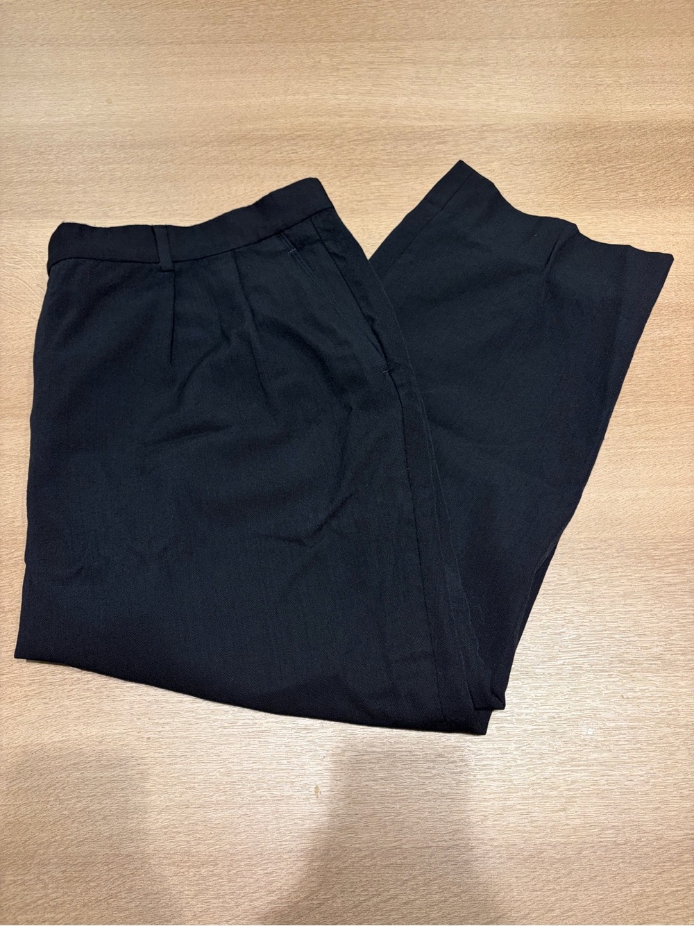 Joseph & Feiss 100% Wool Black Trousers